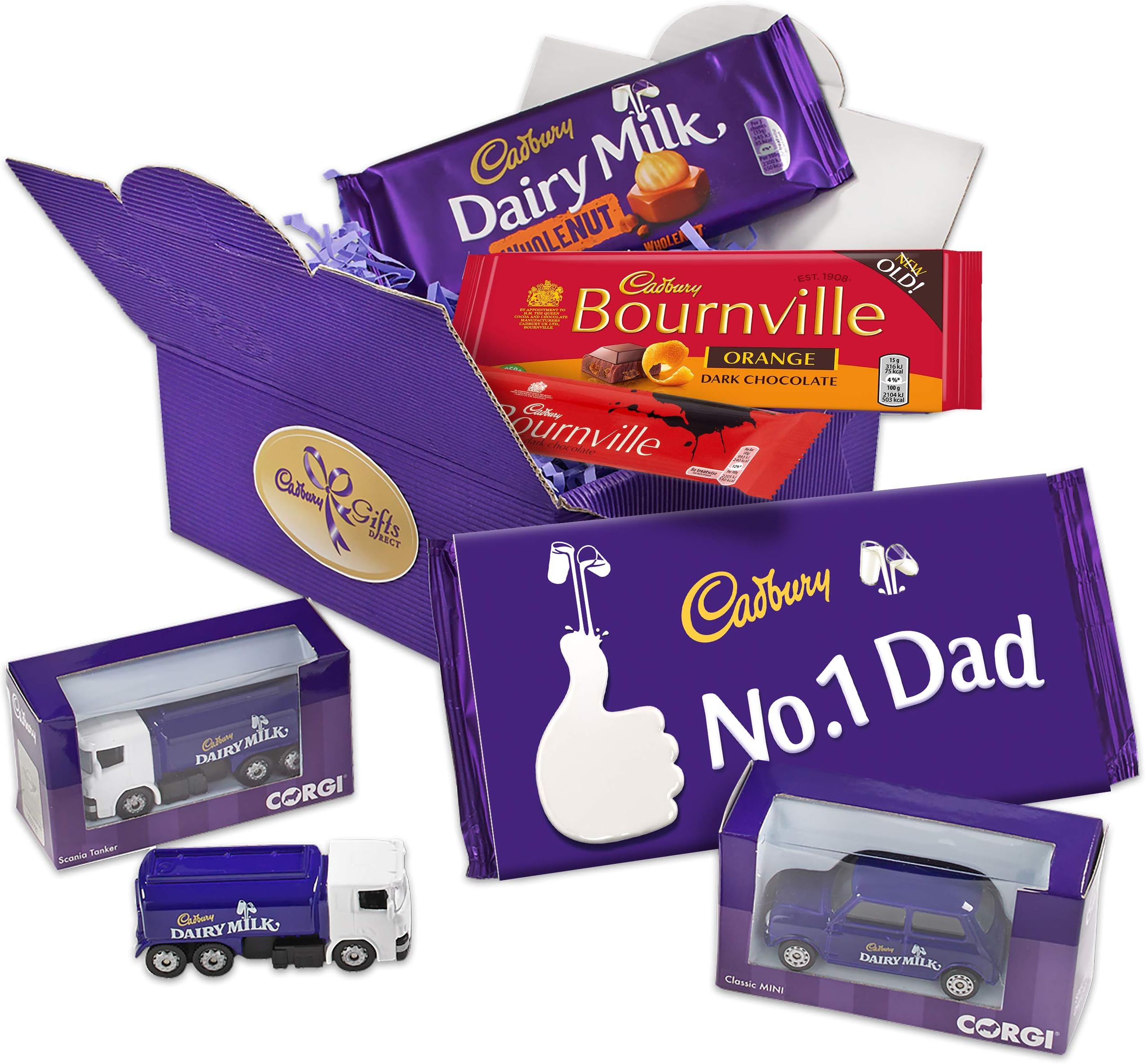 Cadbury Chocolate & Corgi Model Gift for Father's Day