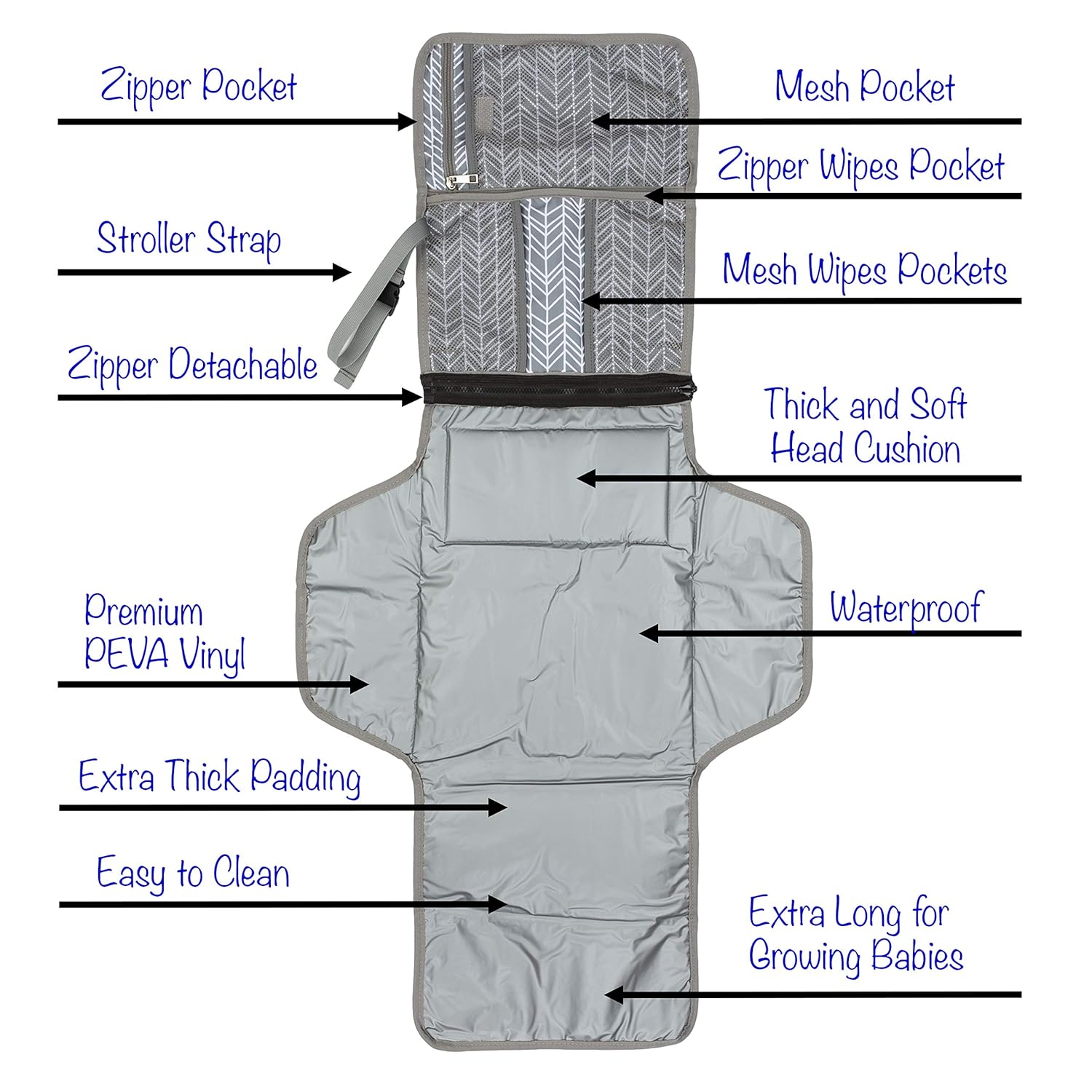extra long changing mat