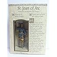 Roman Joan of Arc in Armor with Flag Patrons and Protectors Figurine