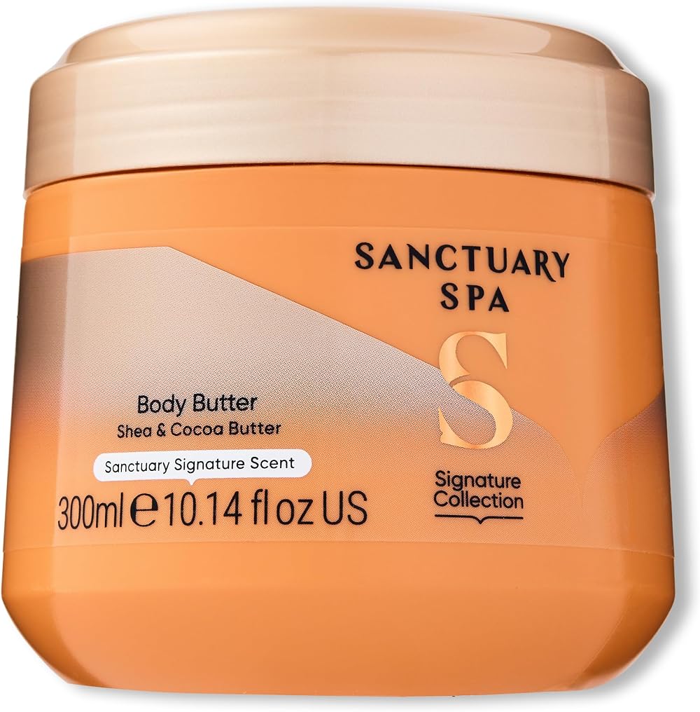 Sanctuary Spa Body Butter Women 300ml No Mineral Oil Cruelty Free Vegan Cocoa