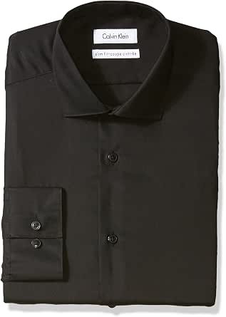Calvin Klein mens Slim Fit Dress Shirt 