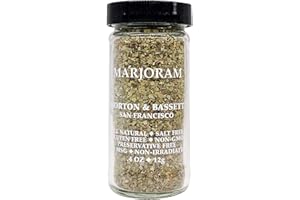 Morton & Bassett Marjoram, 0.4 oz – Non-GMO, Salt-Free, Sweet and Savory Herb for Soups, Stews & Mediterranean Cuisine