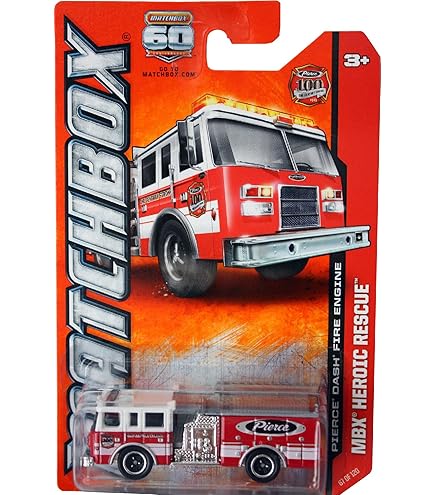 Amazon.com: Matchbox, 2016 MBX Heroic Rescue, Pierce Dash Fire