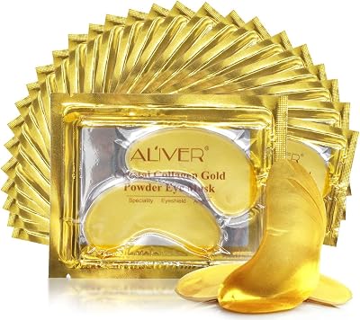Hot Shot Tools 20 Pairs 24K Gold Under Eye Treatment Masks Collagen Gel Wrinkle