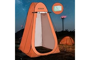 AOSION Privacy Shower Tent,Pop Up Changing Tent,Camp Bathroom Changing Dressing Room,Portable Toilet Tent with Carry Bag for Camping, Beach