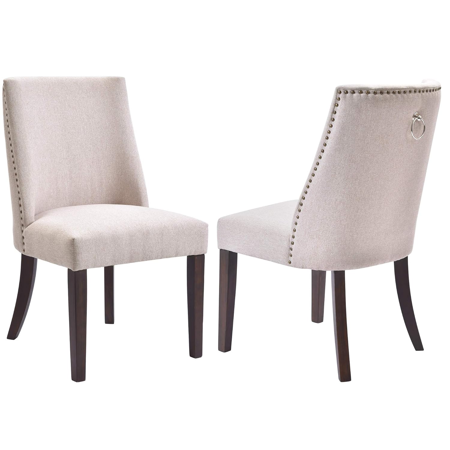 Amazoncom Kitchen Dining Chairs Set Of 2 Fabric Upholstered