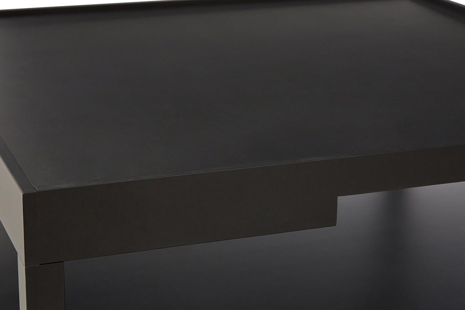 Premier Housewares Osaka Coffee Table, Wood, Black, 100x100x45 cm - Image 4