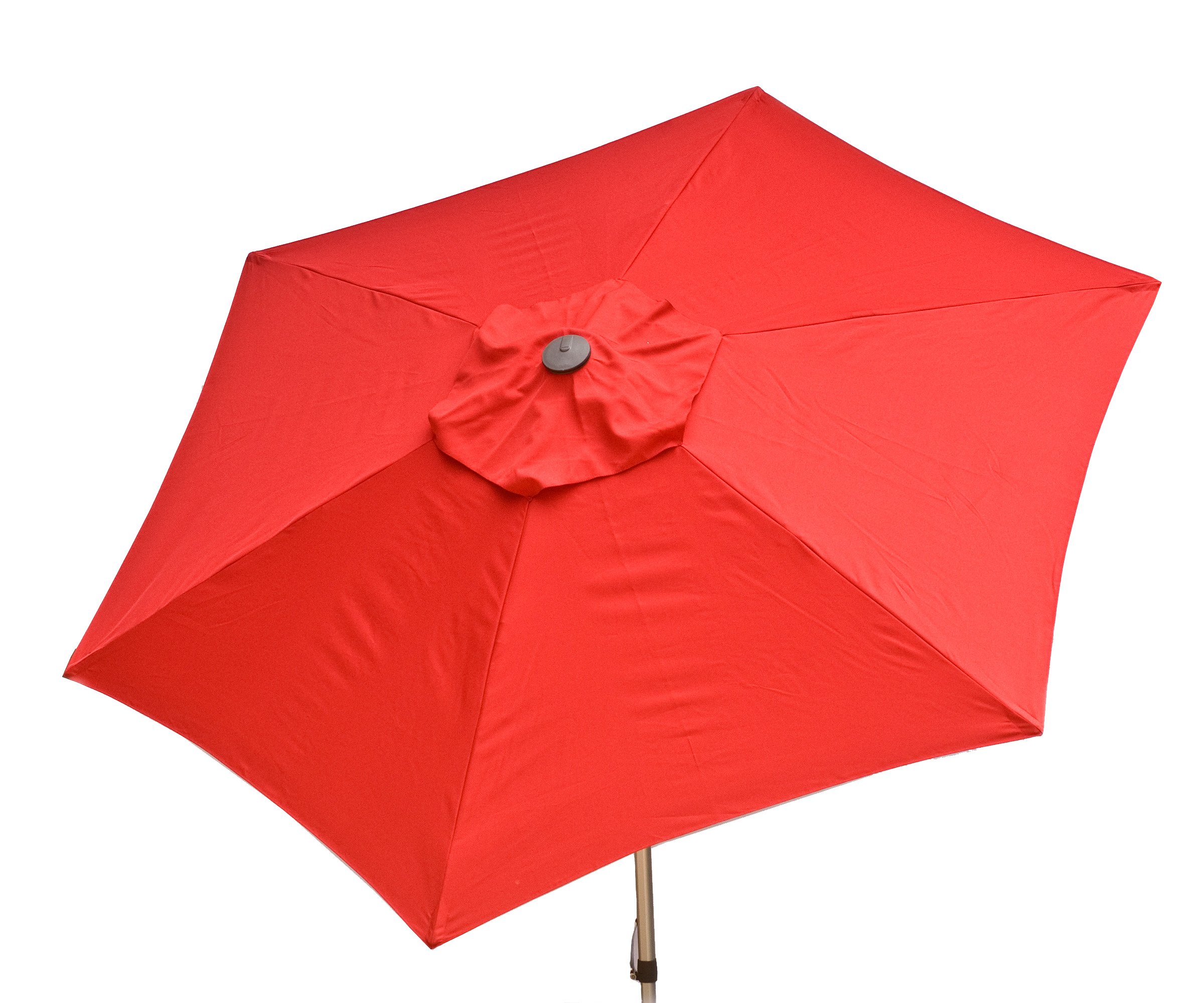 Heininger 1201 Red 8.5' Push-Up Market Style