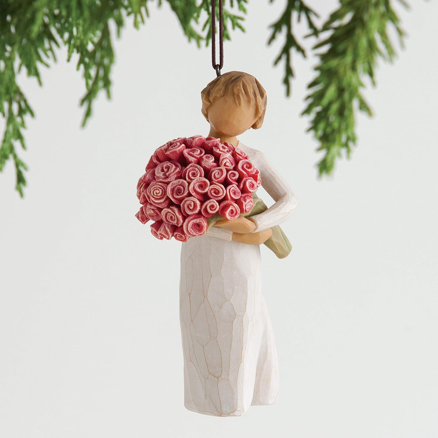 Willow Tree Abundance Hanging Ornament, Stone, Multi-Colour, 5.5 x 5.5 x 11 cm - Image 3