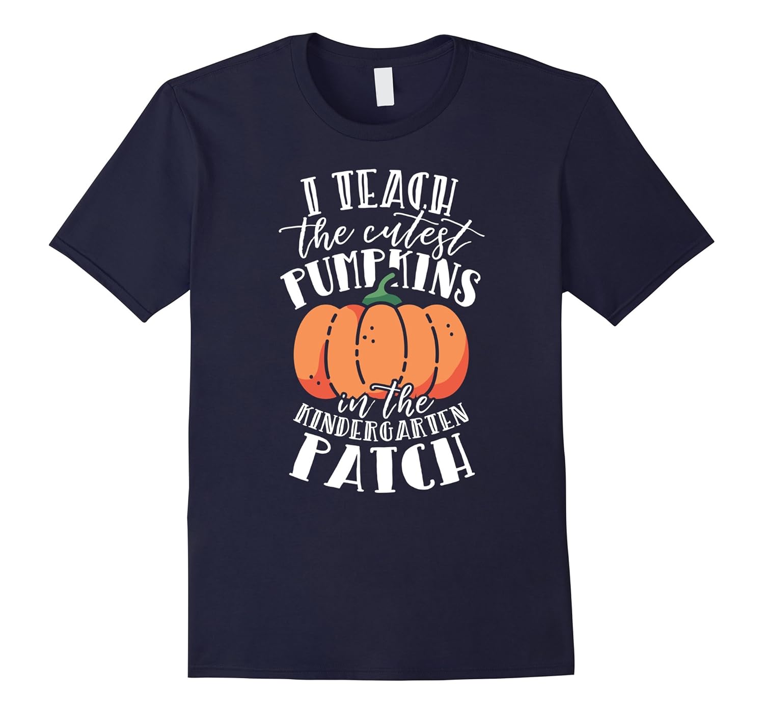 The Cutest Pumpkins - Kindergarten Teacher Halloween T-Shirt-ANZ