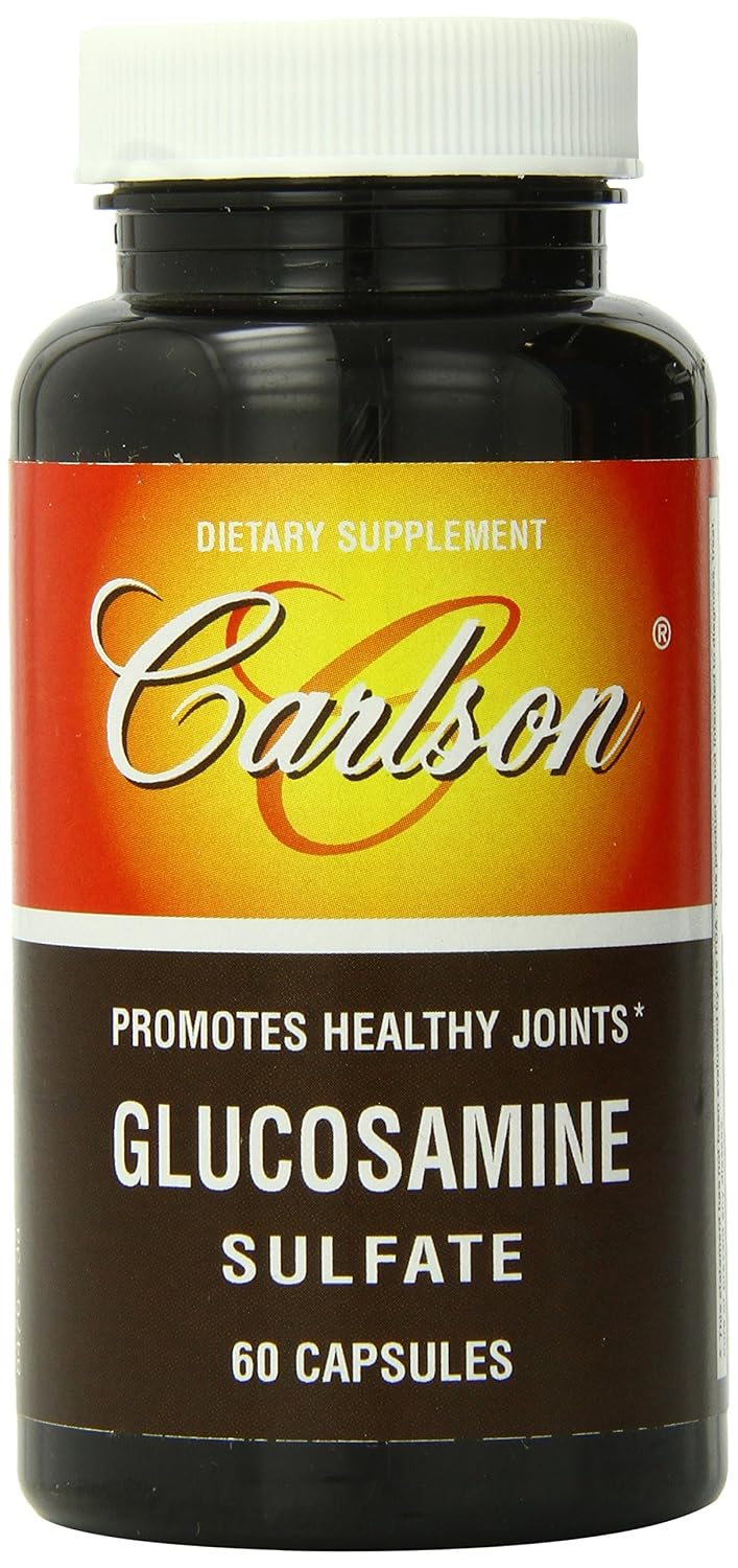 Carlson labs glucosamine sulfate 750mg, 60 capsules (088395084768)