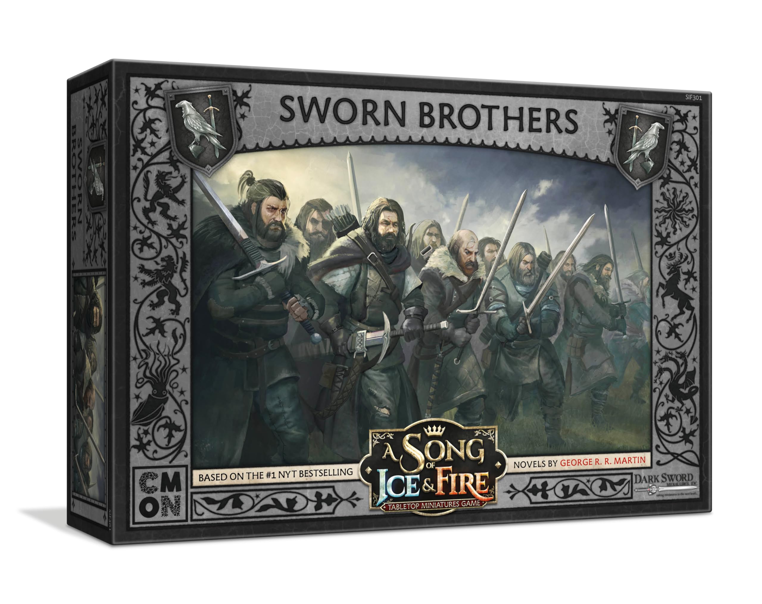 CMON | A Song of Ice and Fire: Night's Watch Sworn Brothers Expansion | Miniatures Board Game | Ages 14 Plus | 2 Players | 45-60 Minutes Playing Time