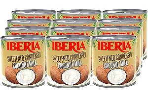 Iberia Sweetened Condensed Coconut Milk, 11.6 Oz (Pack of 12)