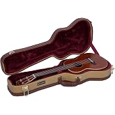 Crossrock Hardshell Wood Case for Tenor Ukulele Case, Vinyl Tweed (CRW620TUTW)