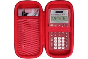 Peyyargo Case Compatible with Texas Instruments TI-30XIIS TI-30XS TI-30Xa TI-36X Pro Scientific Calculator (Case Only) - Red