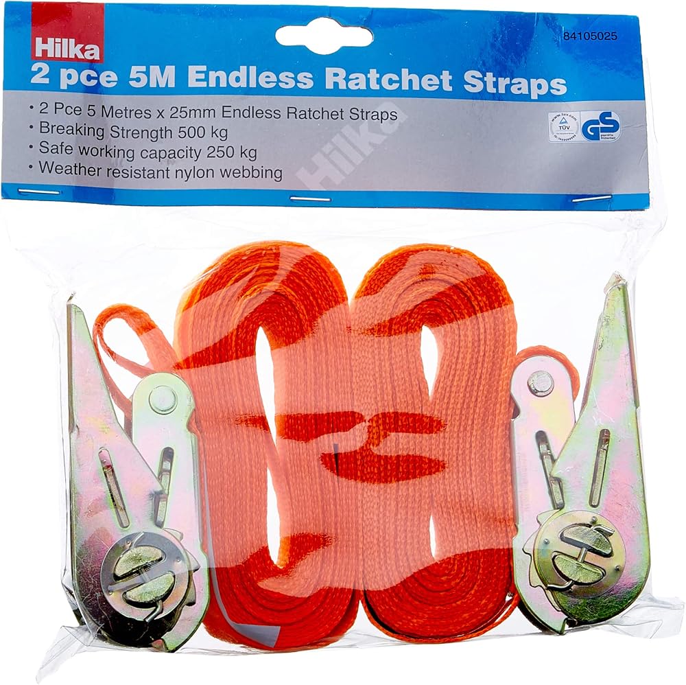Hilka 2PC Endless Ratchet Strap