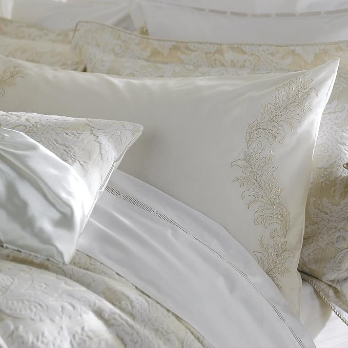 Sanderson Bedding, Alexandria Housewife Pillowcase, Ivory Amazon.co.uk