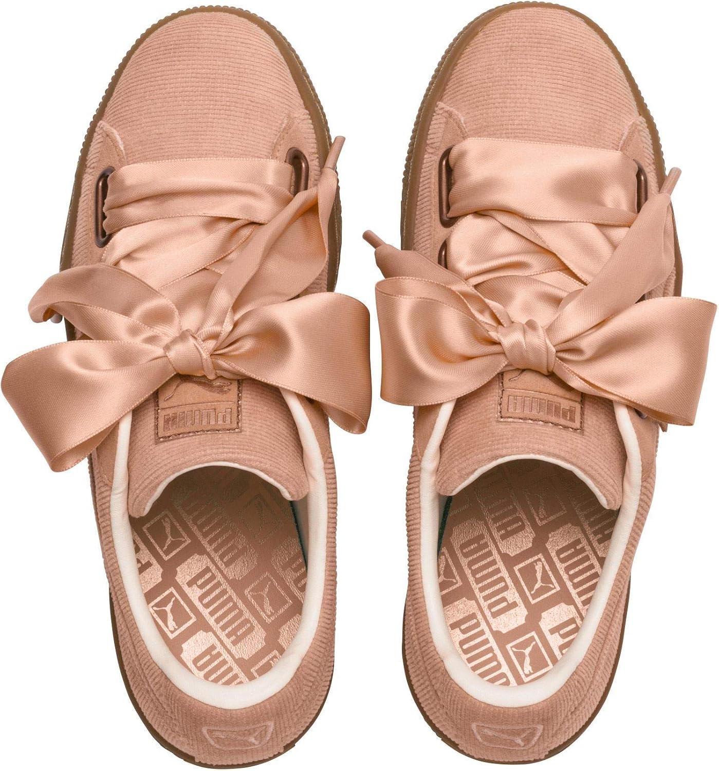 tênis puma basket heart corduroy feminino