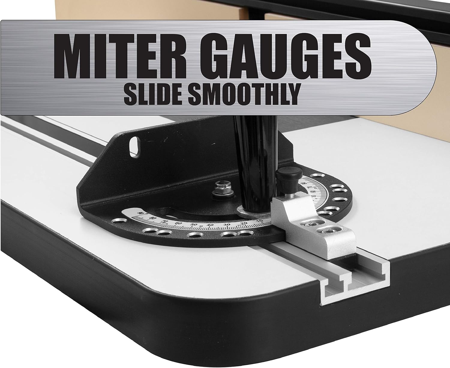 Anodized Aluminum Combination Miter T Track/Mini T Track Rail for Jigs Fixtures Sleds Router Table and General Woodworking Applications 32 Inch MADE IN THE USA - Table Saw Miter Gauges - 