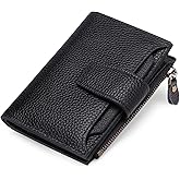 FALAN MULE Small Wallet for Women Leather Bifold Compact RFID Blocking Small Womens Wallet Purse | Compact Size, RFID Blocking, Includes Coin Pouch, Card Holders, 14 Slots