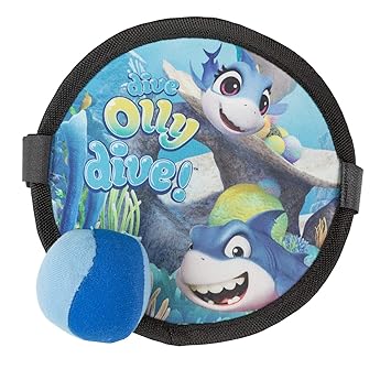 III D7015ABC/B Soft Klettballspiel für Kinder ab 3 Jahren, Timmy, Tauch Motiv, ca. 19 cm, blau, bunt