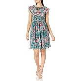 Vince Camuto Womens Casual Float Babydoll Dress