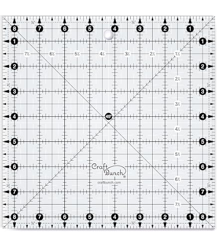 Amazon.com: Bloc Loc Rulers For Quilting, Half Square Triangle
