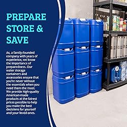 Saratoga Farms 5-Gallon Stackable Water Storage