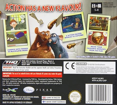 Ratatouille game nintendo ds Clearance