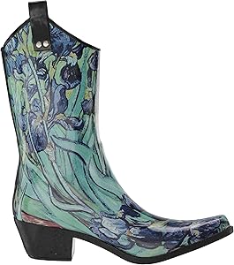 rubber cowboy boots ladies