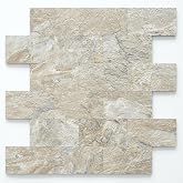 DICOFUN 10 Sheets Sandstone Peel and Stick Backsplash Wall Tiles, 12"x12" Thick PVC Subway Tile for Kitchen Backsplash