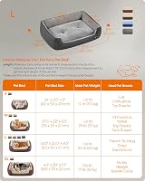 Feandrea Dog Bed Sofa with Removable Reversible Cushion 85x65x21 cm Slate Grey view 6