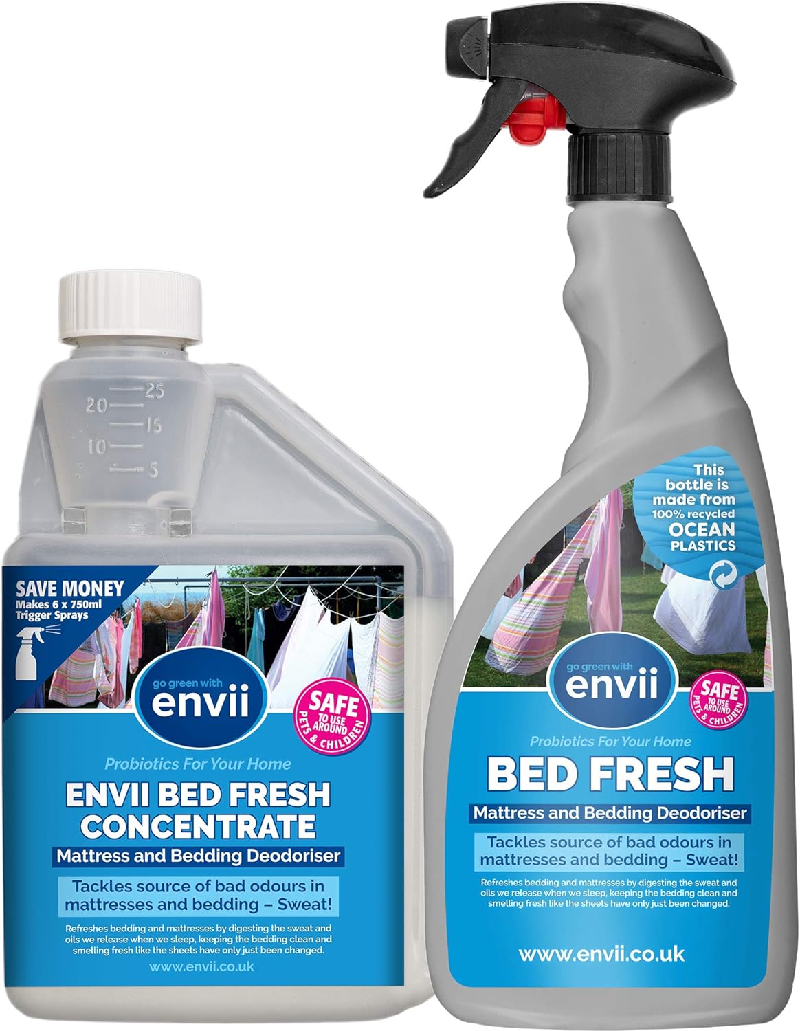 Envii Bed Fresh Elimina Malos Olores y Manchas del Colchón 500 de