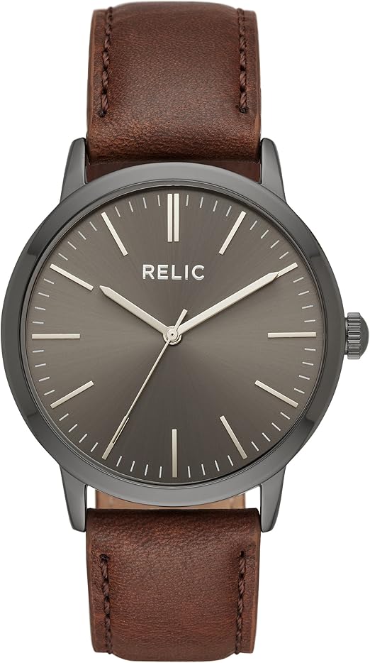 Relic Watch Leather Band Flash Sales 