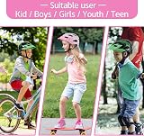 SIFVO Kids Bike Helmet with Visor, Adjustable 50-57cm, CE+CPSC view 6