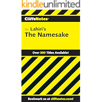 CliffsNotes on Lahiri's The Namesake book cover