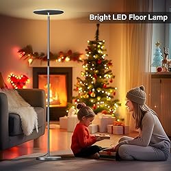PreeOtti LED Floor Lamp with Remote, Touch