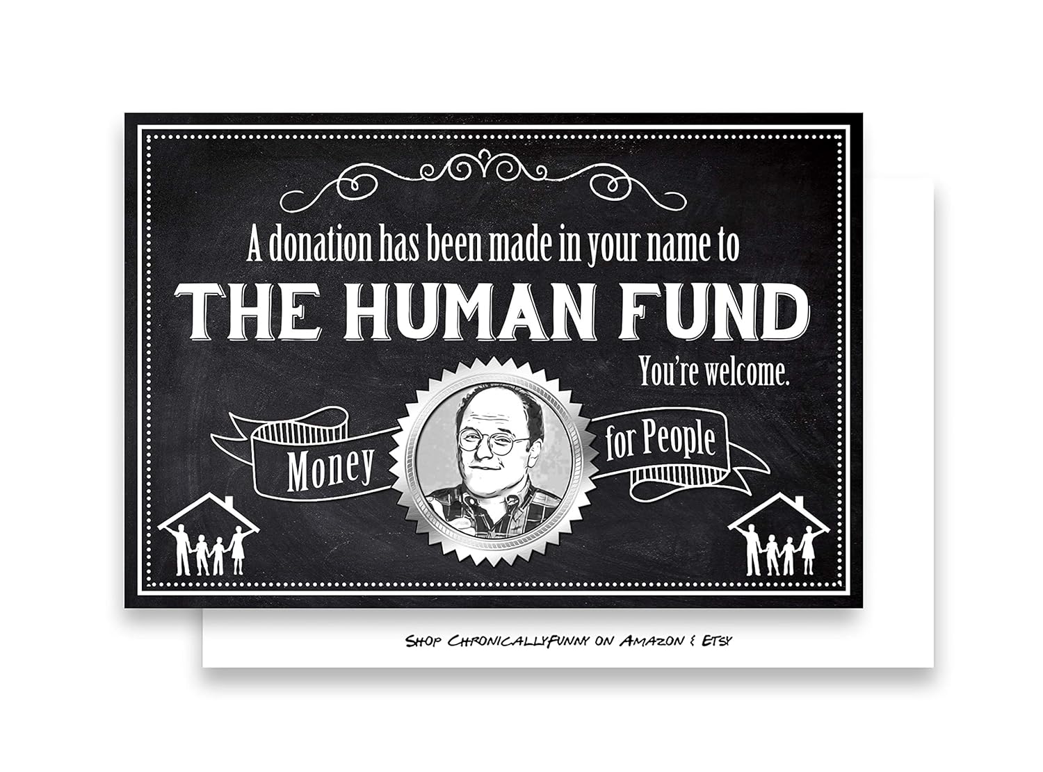 Amazon Seinfeld Card The Human Fund Gift Notification Card Pack 