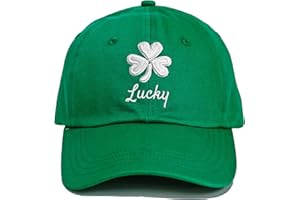 Giavuwn St. Patrick's Day Clover Leaf Hat Irish Party Hats for Men St. Patrick's Day Accessories Shamrock Headwear for Women
