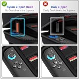 daydayup Switch 2 Carry Case with 24 Game Cartridges Protective Shell Black view 4