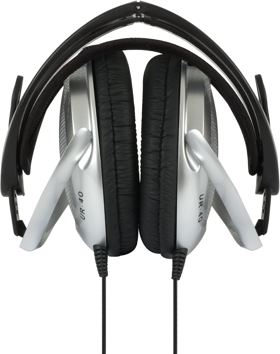 Koss UR40 Lightweight Over-Ear Stereo Headphones for iPod iPhone, MP3 and Smartphone - Silver, Black, silver - Image 3