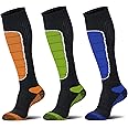 Hylaea Merino Wool Ski Socks, Cold Weather Socks for Snowboarding, Snow, Winter, Thermal Knee-high Warm Socks, Hunting
