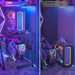 Besiost Computer Tower Stand with Power