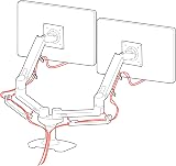 Ergotron LX Dual Side-by-Side Arm Mounting Kit for 27 Inch Monitors Aluminum view 3