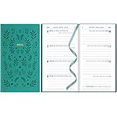 Letts of London® Woodland 2025 Weekly Planner, 12 Months, January to December, Sewn Binding, Medium Pocket, 5.875" x 3.125", 