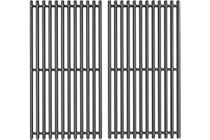 Uniflasy 17 x 8 3/4 Cast Iron Cooking Grate fits CharBroil Commercial 463644220 463632320 463642316 463245518 463630021 G369-0030-W2 2Burner Grill Replacement Part Grid for Nexgrill 720-0864M 720-0864
