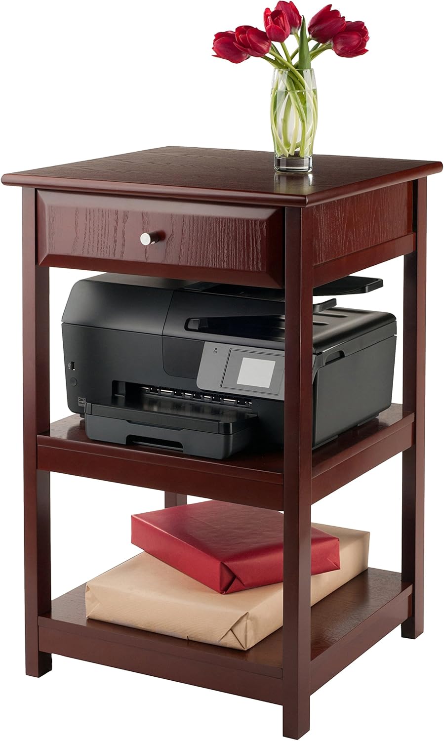Winsome Delta Home Office, Walnut: Furniture & Decor