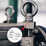 Yibaijia 360Pcs Stainless Steel Flat Washers M2-M10 Metric Set view 5