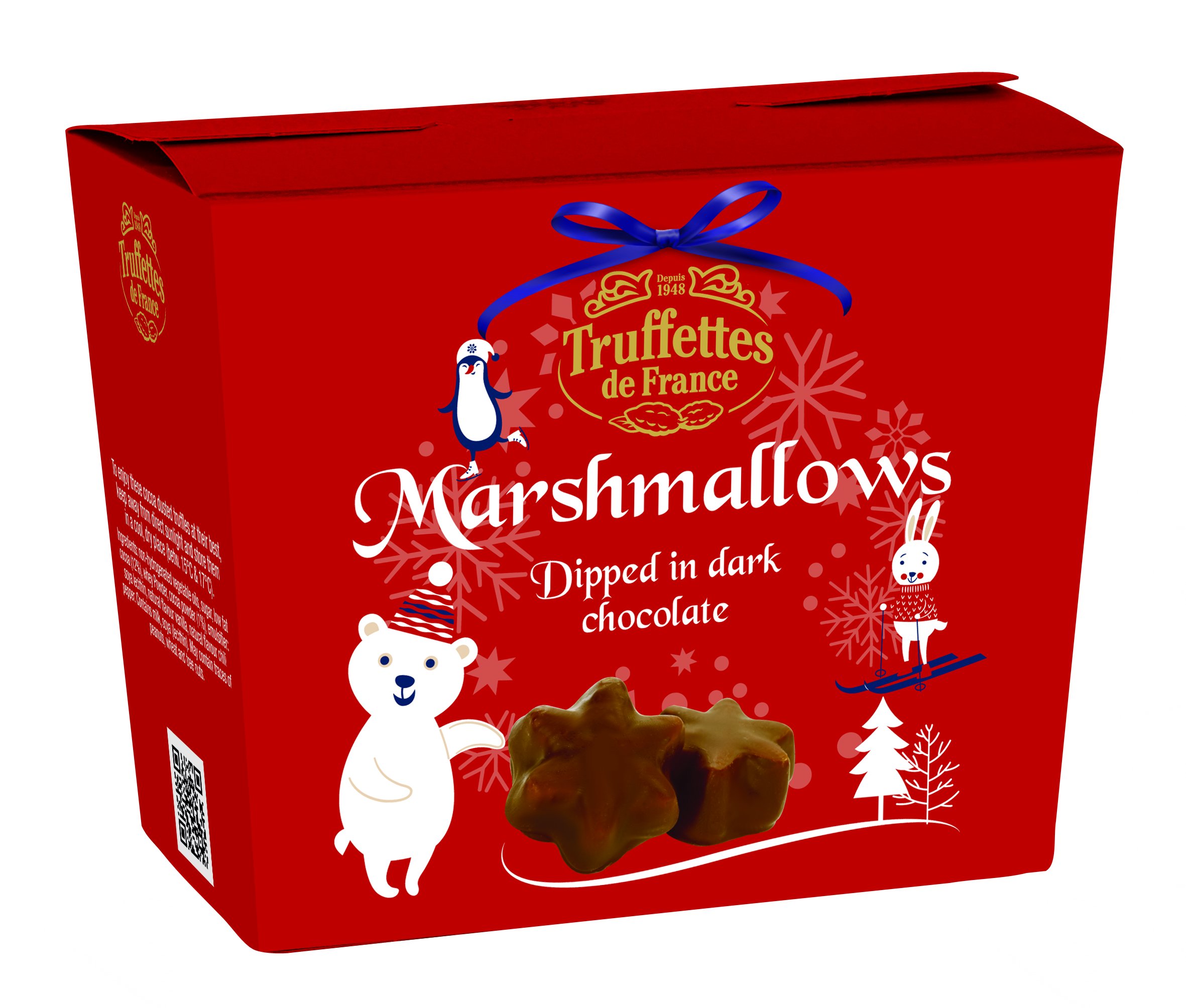 Truffettes de France Festive Milk Chocolate Coated Marshmallow Stars