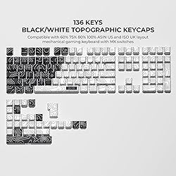 GMKWTL XVX Topographic PBT Keycaps, Shine Through